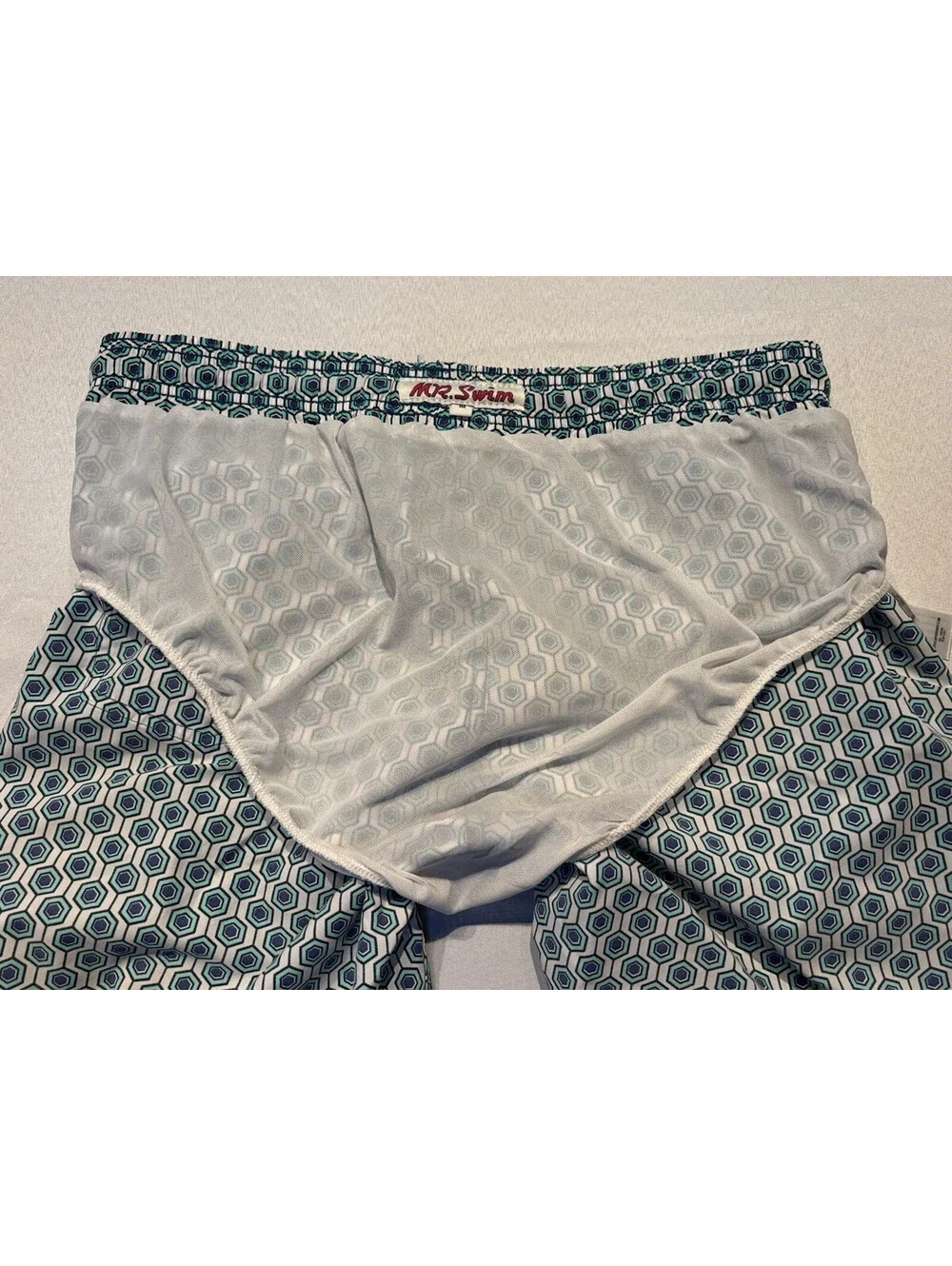 Mr Swim Mens Swim Trunks Medium Beach Pool Vacation Shorts